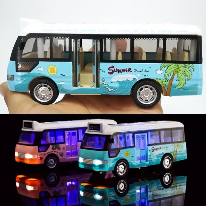 Autobús urbano de juguete para niños – Sonido, luces, puertas abiertas - imagen 5