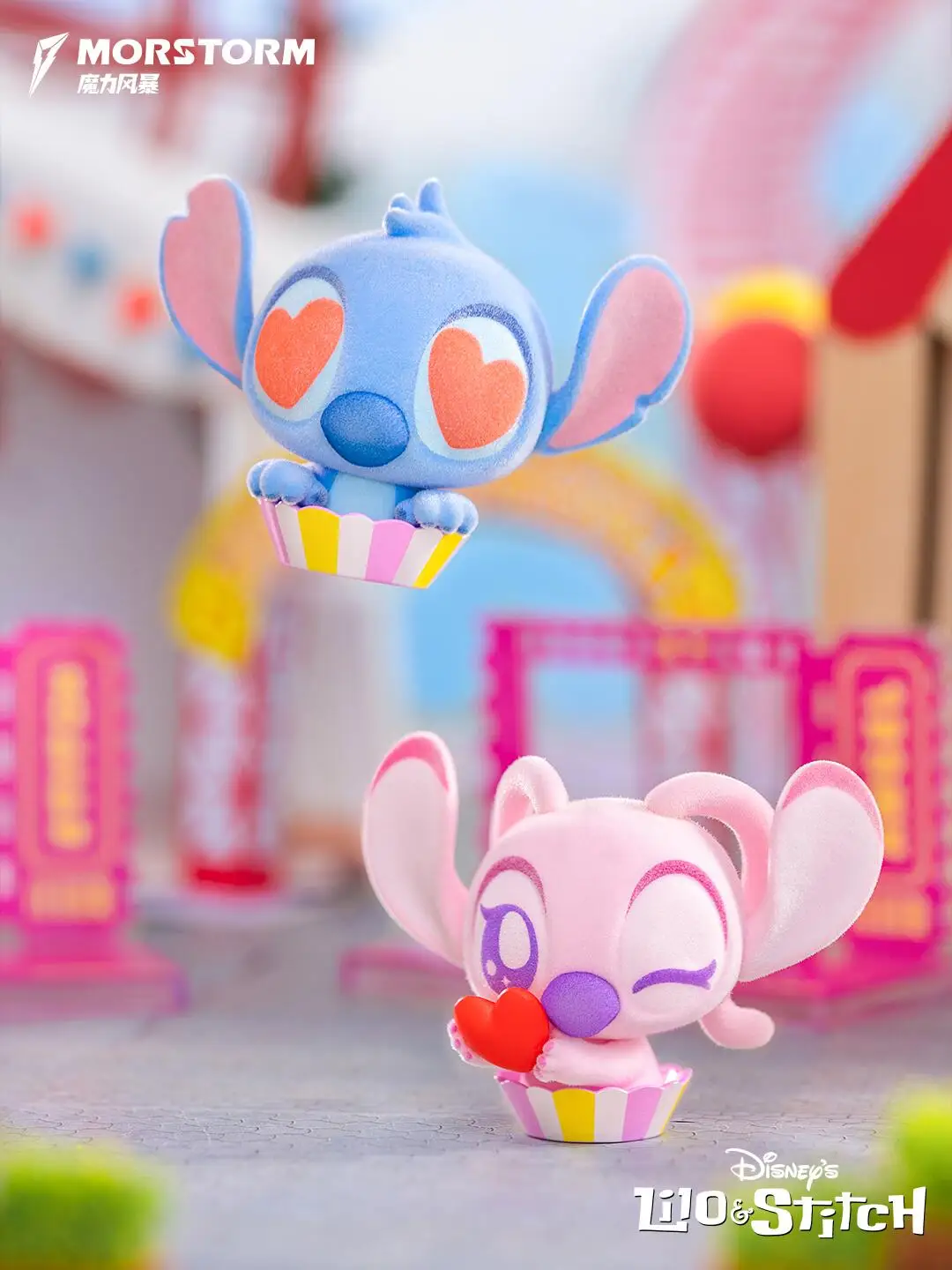 Original Disney Stitch Angel Lilo Scrumptious StarCraft película de bebé serie Big Star lindo juguete de caja ciega sorpresa de partículas - imagen 2