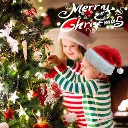 Gorro de Papá Noel infantil – Felpa roja suave para toda la familia