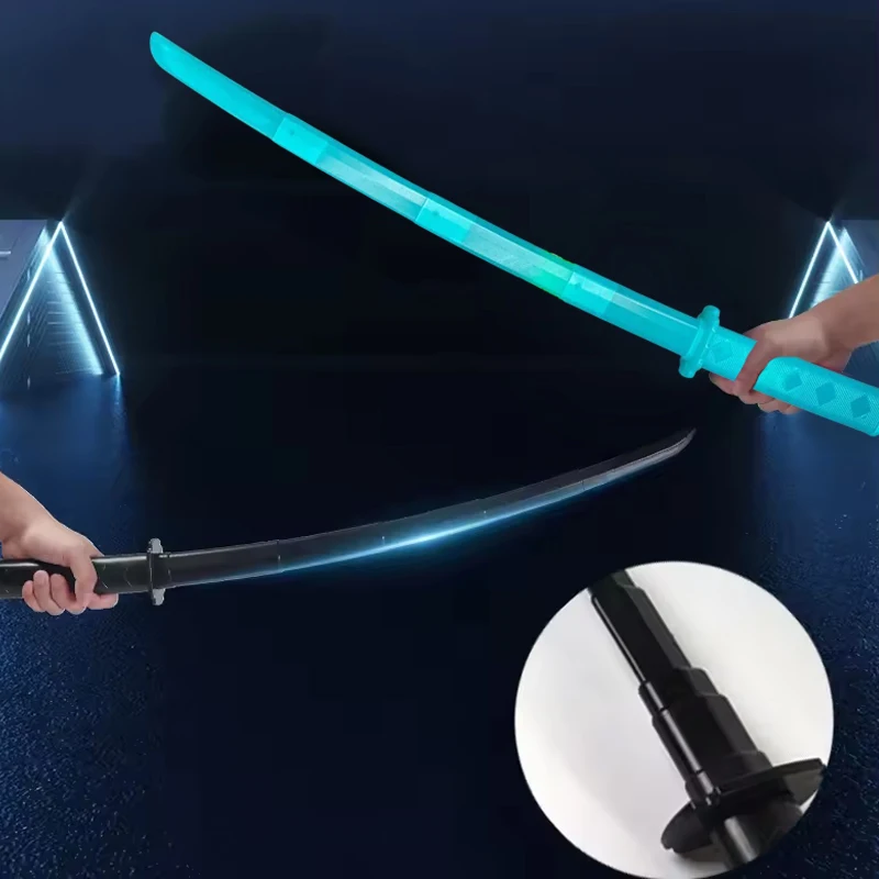 Cuchillo impreso en 3D, espada retráctil creativa, accesorios de Cosplay, juguetes para aliviar el estrés, suministros de fiesta para niños, regalos de cumpleaños, 2/1 Uds. - imagen 2