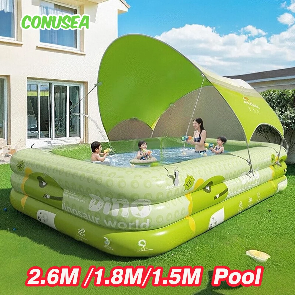 Piscina inflable extraíble para bebés – Juegos en jardín y terraza - imagen 3