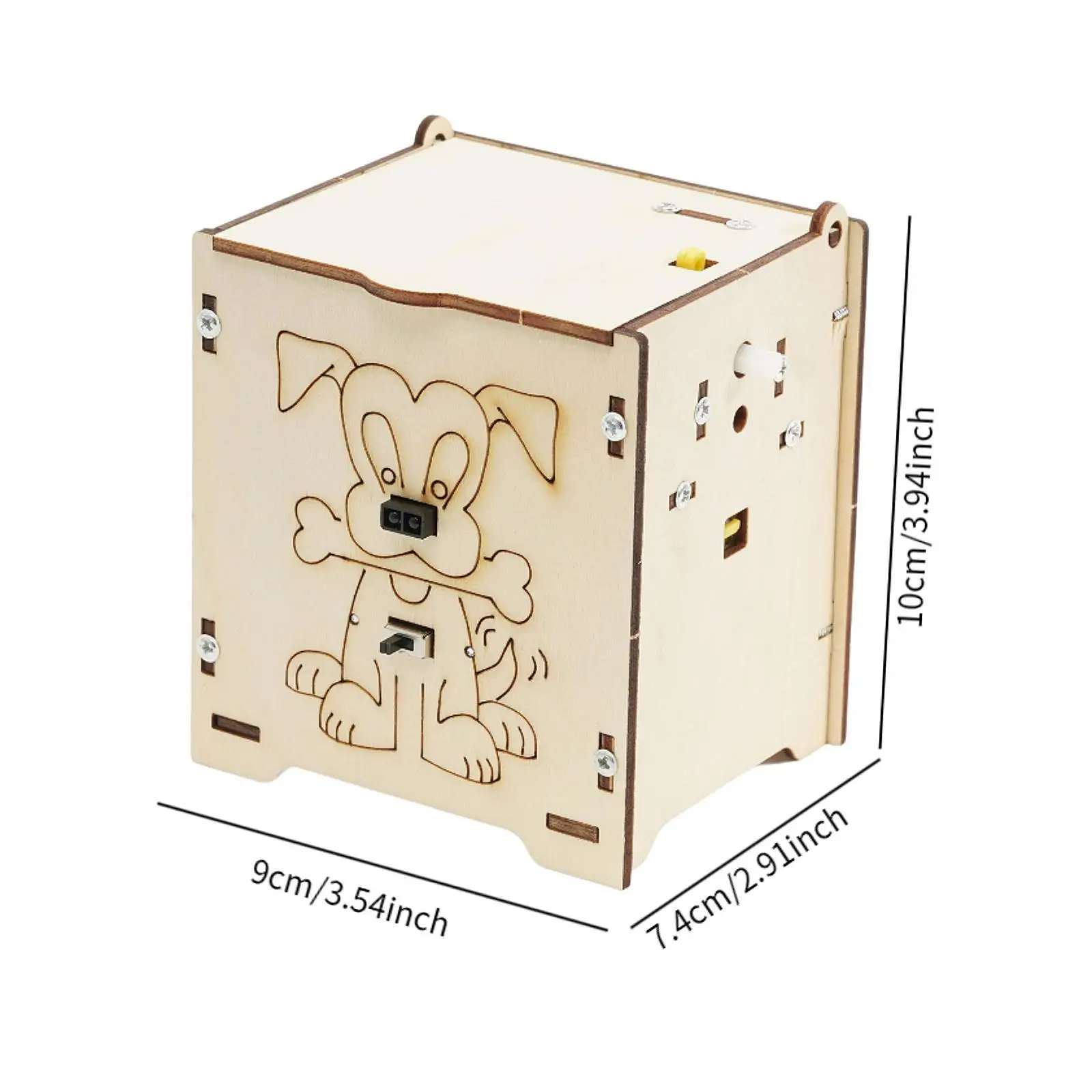 Smart Trash Bin DIY Kit Model Assemble Kits Trash Can for Kids Child Crafts