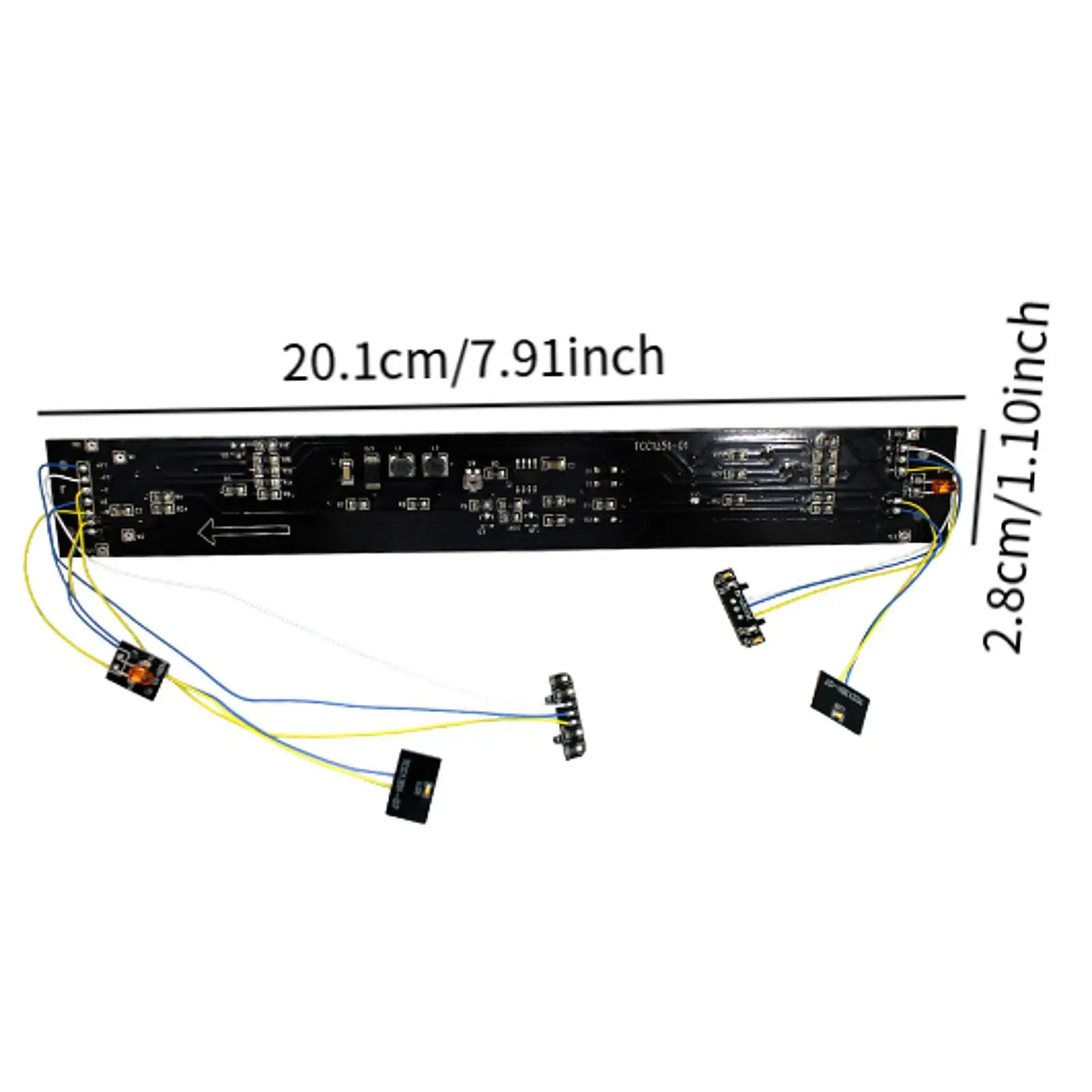 1/87 HO Scale Universal with Light and Sound Model Railways Upgraded Electric Train Parts PCB Board HO Trains Circuit Board