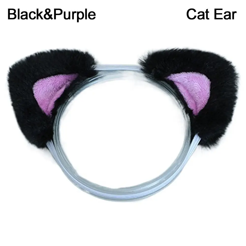 Black-Purple-Cat Ear