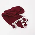 Dark Red-Pom