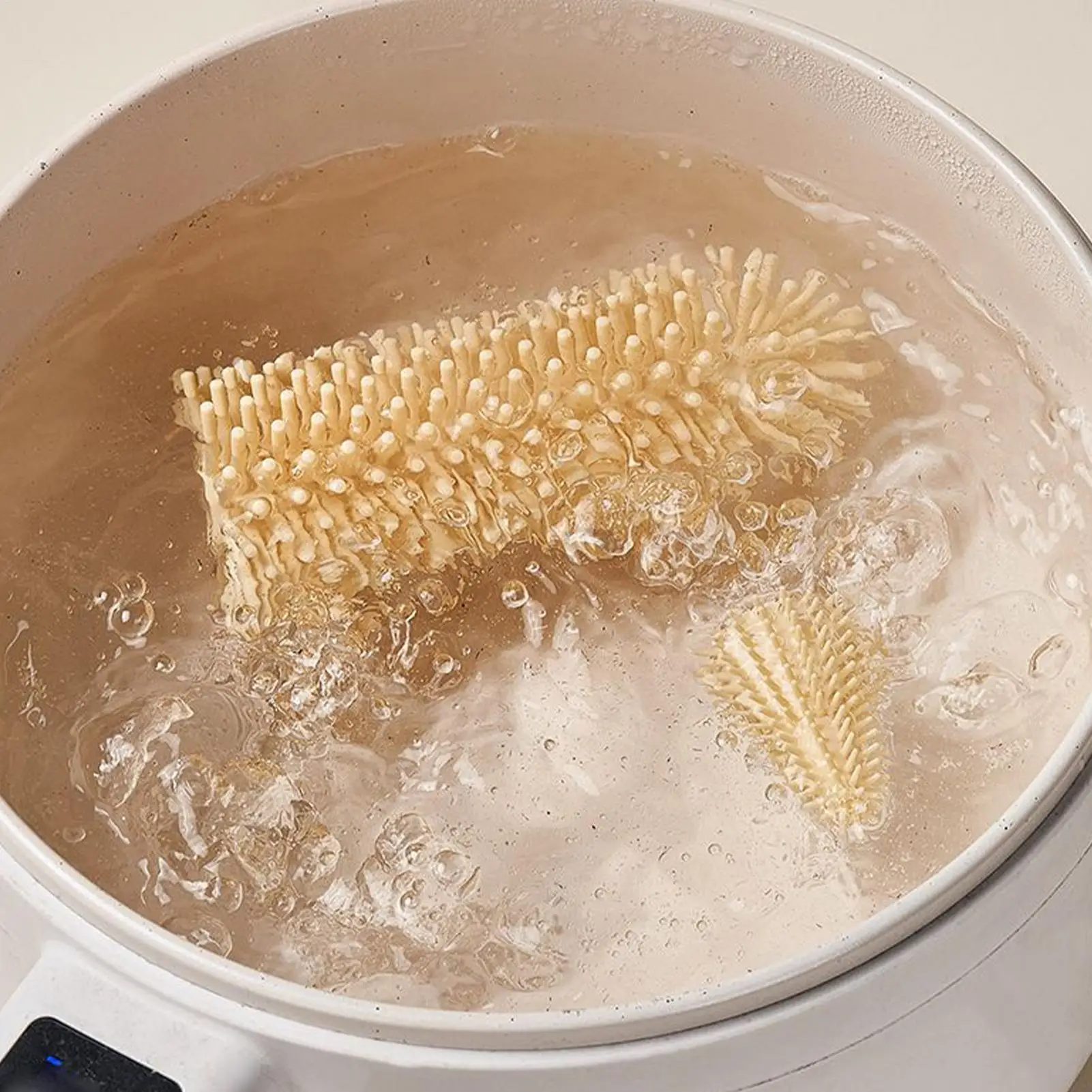Cepillo limpiador de biberones con estuche portátil para bebés