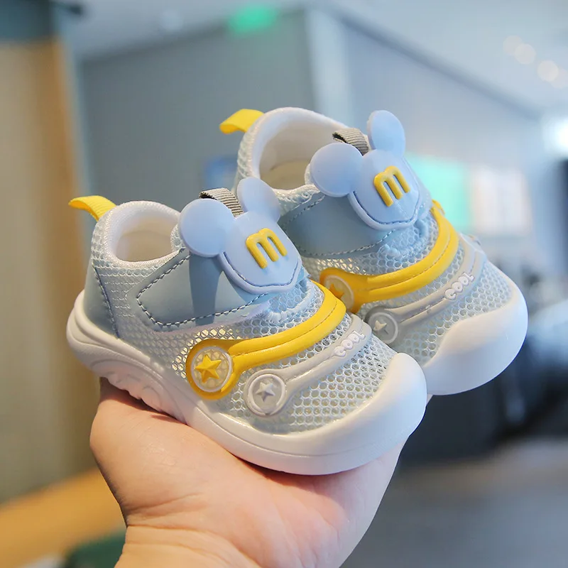 Zapatos de bebé, novedad de verano, zapatos para bebé, zapatillas de deporte de suela blanda, tenis transpirables para bebé, calzado deportivo a la moda para niño, zapato cómodo para niña - imagen 3