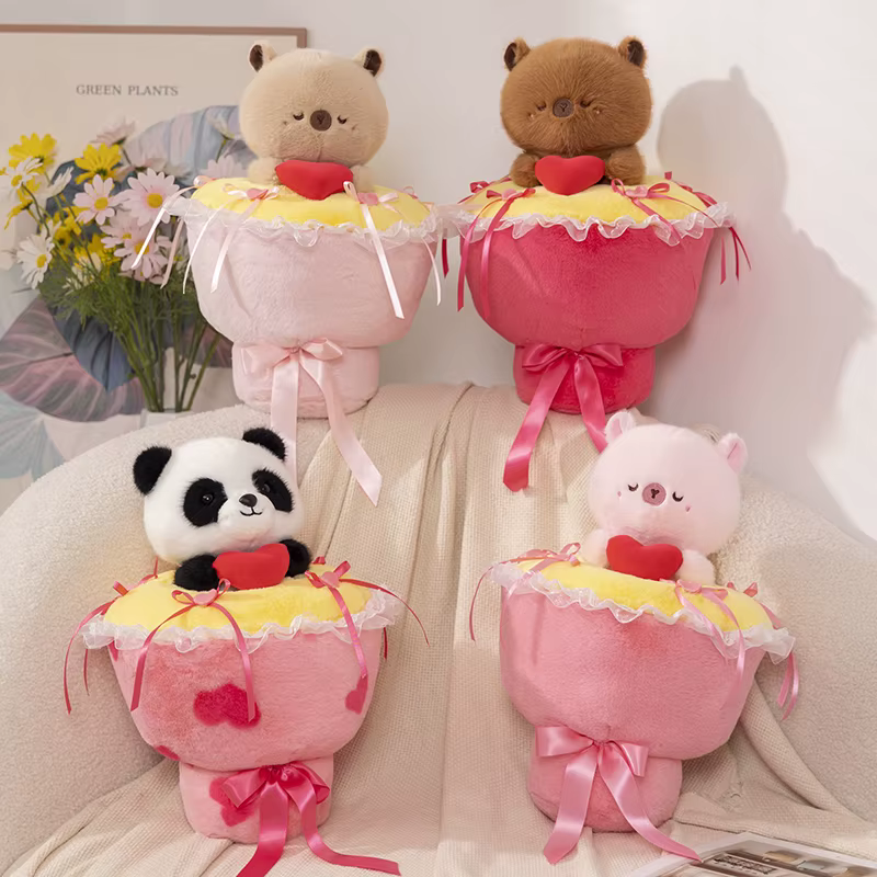 Ramo de peluche oso panda transformable en almohada - imagen 3