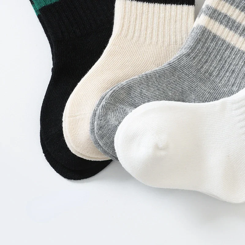 Calcetines escolares de algodón para niño y niña – 3 colores - imagen 2