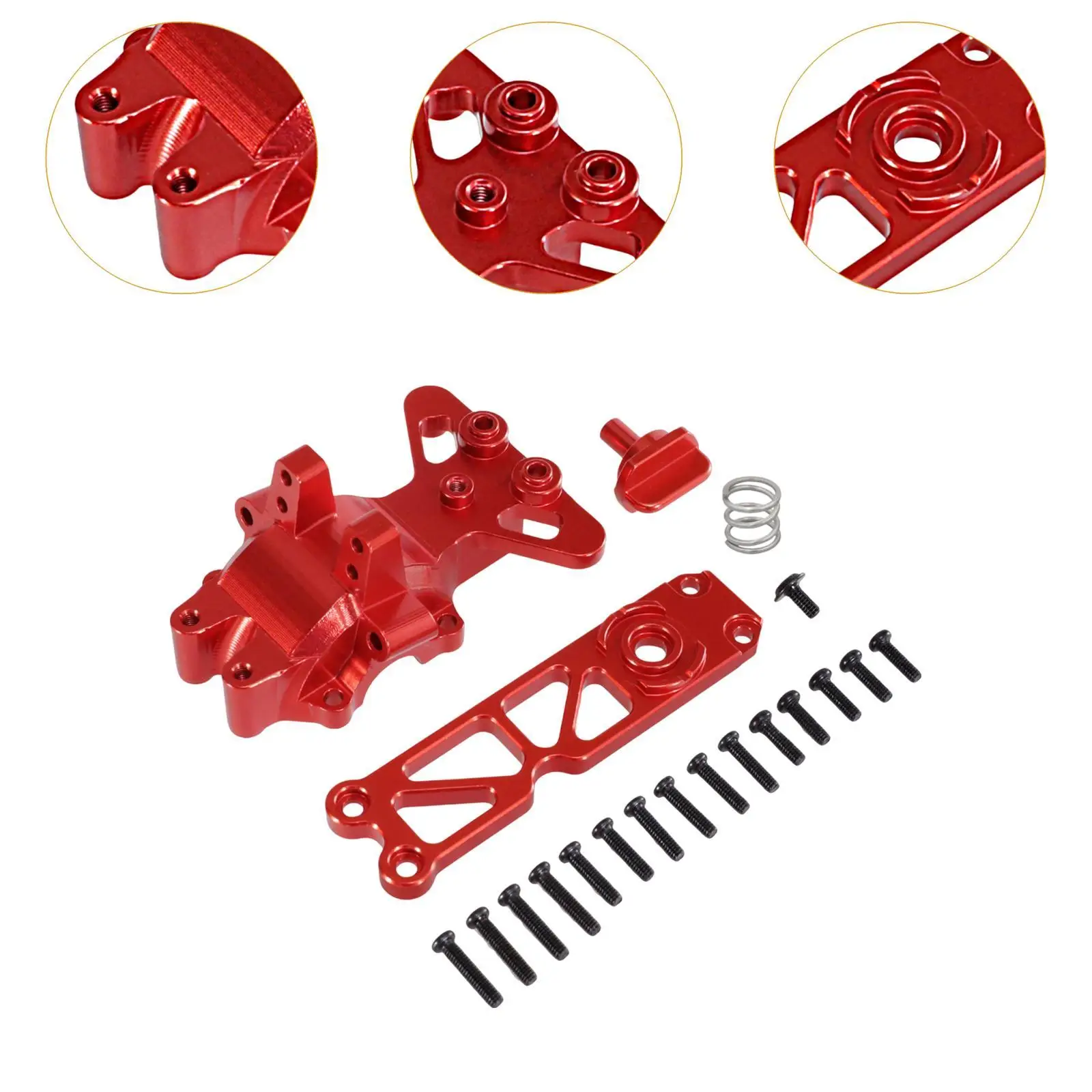 Front Upper Gearbox Cover RC Car Sturdy Easy Installation Multiuse RC Vehicle Supplies Replacements for 16209 16208 16210 H16PL