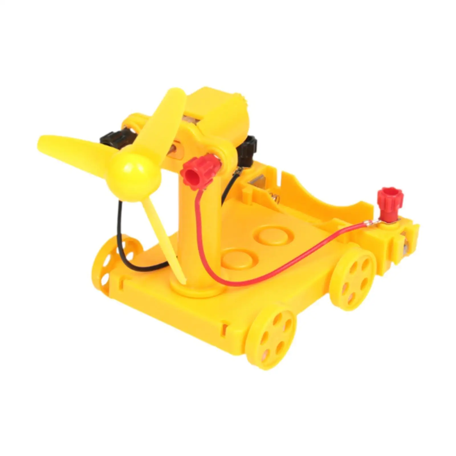 Modelo de coche de energía eólica DIY, juguete educativo de inteligencia, proyectos artesanales, herramienta de enseñanza, juego de experimentos científicos para niños - imagen 2