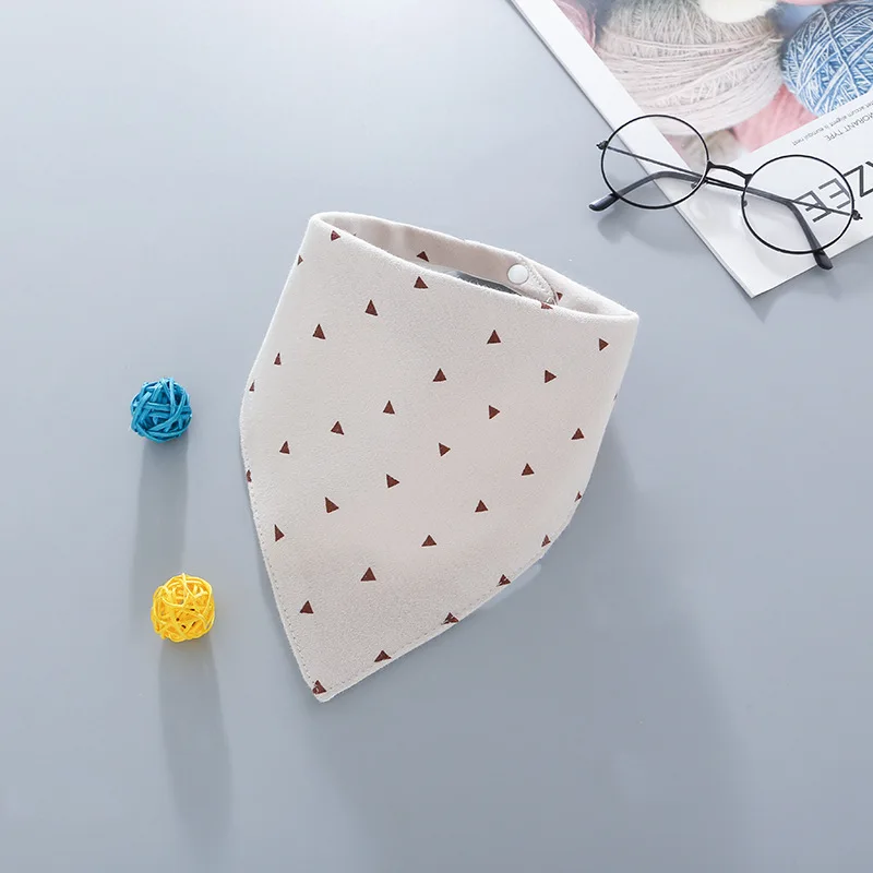 Paños triangulares de algodón para bebés – Baberos y pañuelos absorbentes - imagen 5