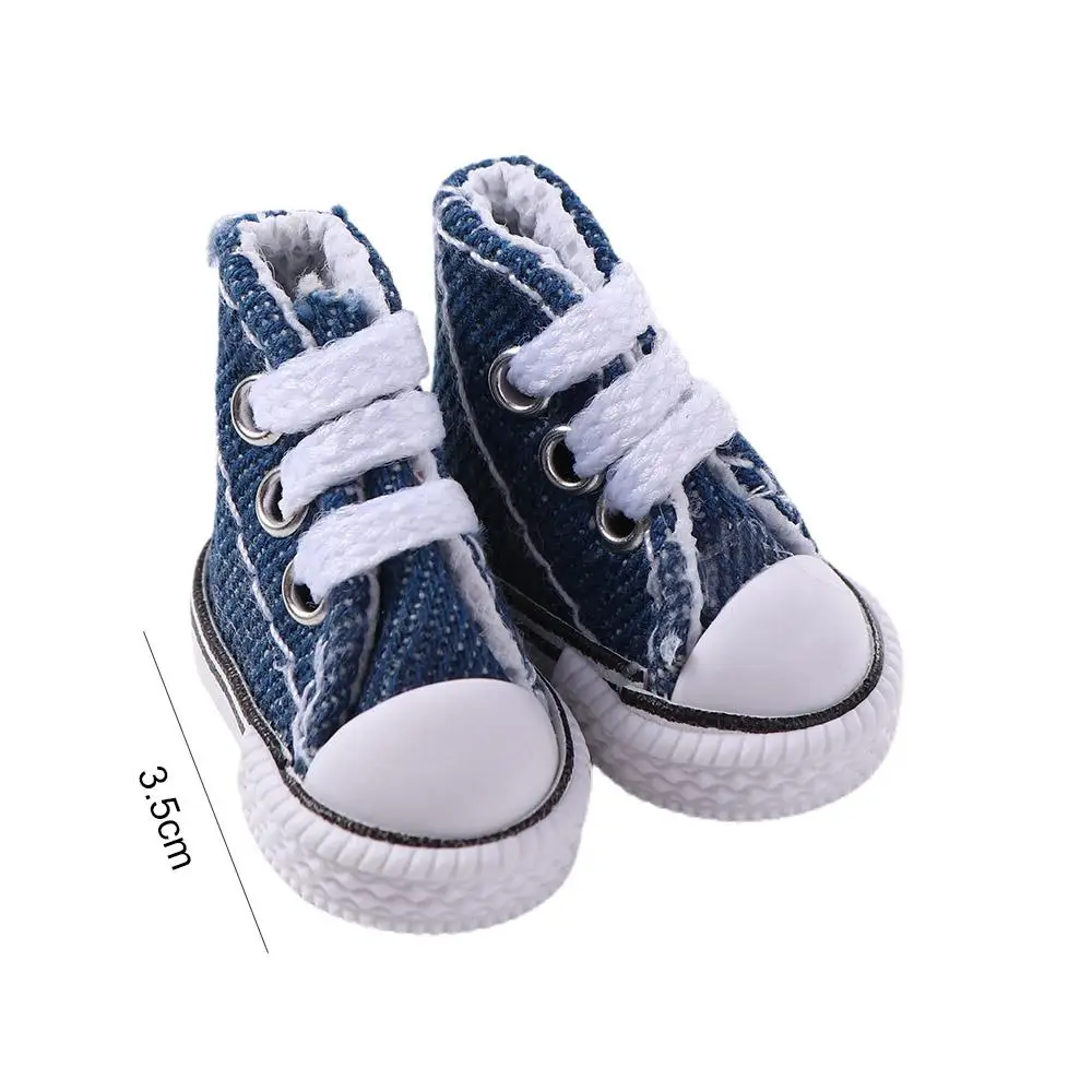 Zapatos lona para muñecas – Calzado miniatura niños - imagen 5