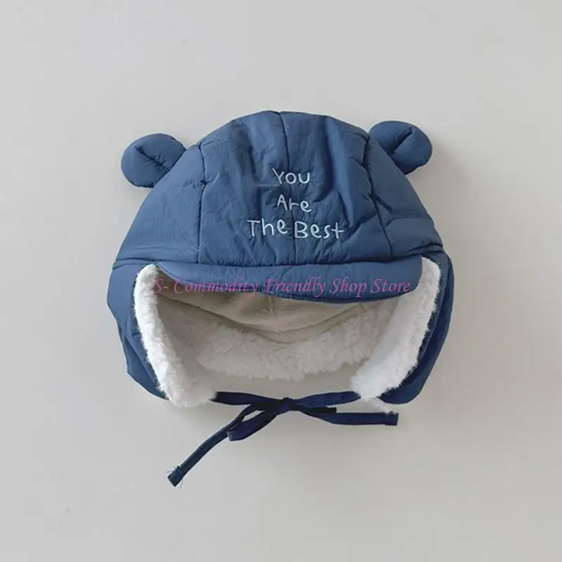 Gorro para clima frío 85AE para niños pequeños, gorro ventilado Rapiddry Substance con doble forro gorro calentador - imagen 4