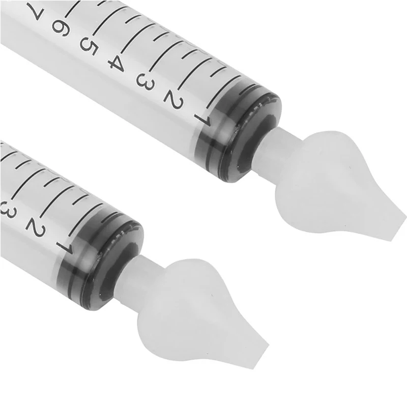 Limpiador de nariz para bebé, tubo de aguja de silicona PP, aspirador Nasal infantil, succión, rinitis de bebé, lavado Nasal para niños, 10ML - imagen 5