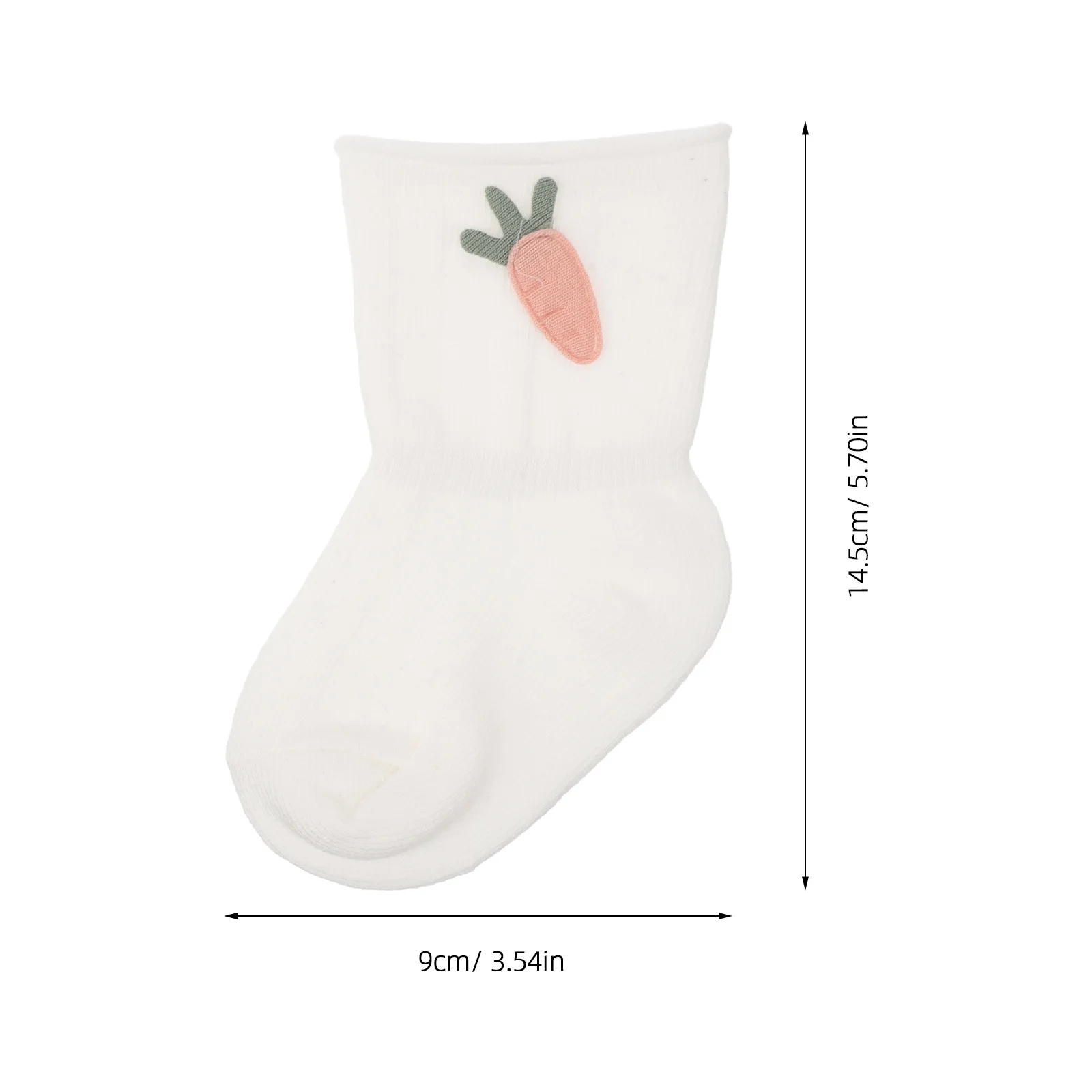 1 par de calcetines antideslizantes de algodón medio para recién nacidos, calcetines para caminar para bebés y niños pequeños, diseño de dibujos animados suave y cómodo - imagen 4