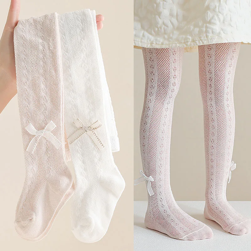 Medias de verano para niñas con lazo – Transpirables y frescas - imagen 4