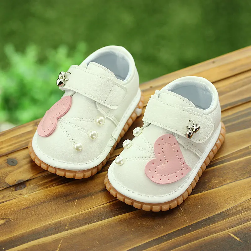 Zapatos de bebé para primeros pasos de cuero antideslizantes - imagen 2