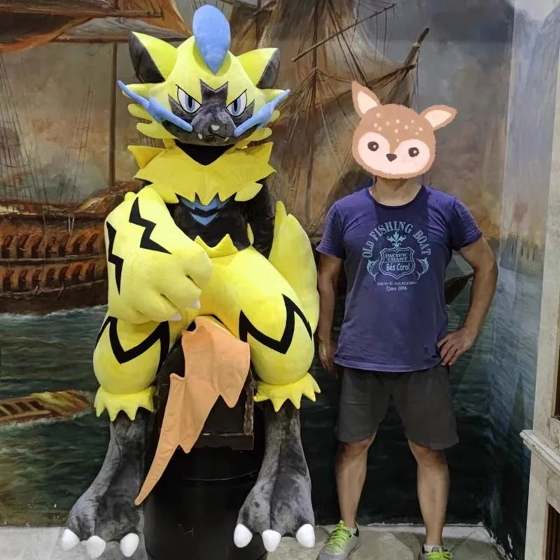 Peluche Pokemon gigante – Lucario y Eevee, muñecos suaves para niños - imagen 2