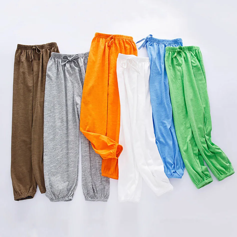 Pantalón bambú transpirable para dormir niño y niña – Cintura elástica - imagen 2
