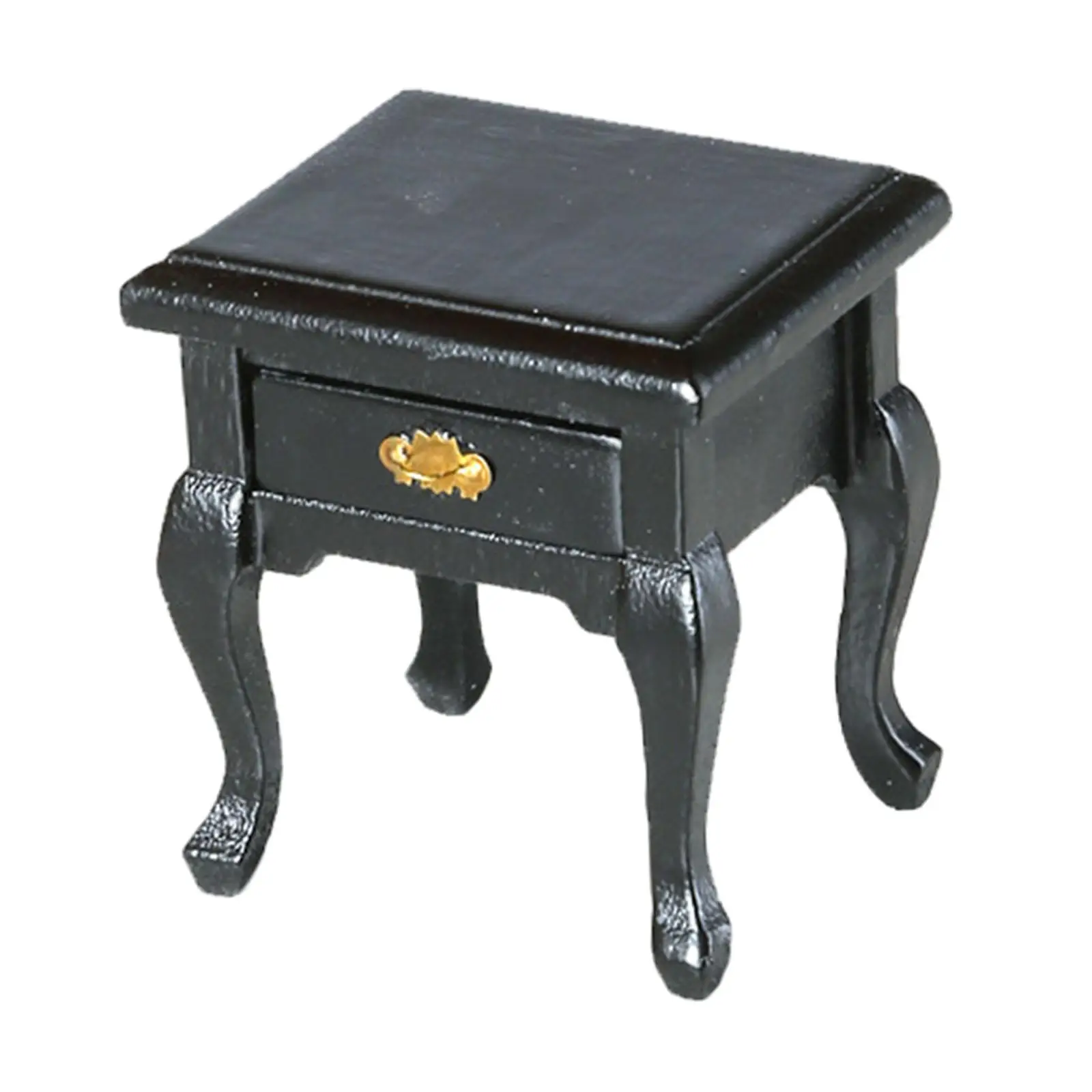 Dollhouse End Table 1:12 Dollhouse Bedside Tables for DIY Model Diorama Accs