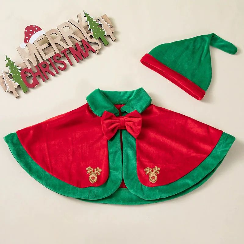 Conjunto de 2 piezas de ropa para niña pequeña, abrigos de lana con bonito lazo de dibujos animados coreanos, artículos para recién nacidos, chaqueta para niño B271 - imagen 5