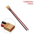 12AWG 150mm Male