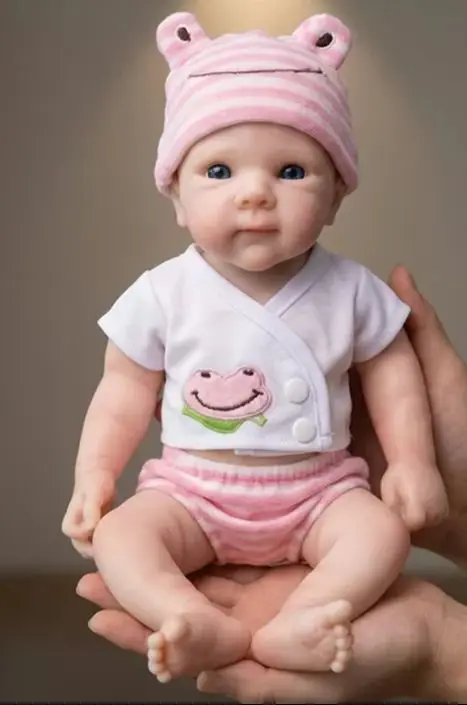 Muñeca reborn NPK de silicona realista pintada a mano - imagen 3