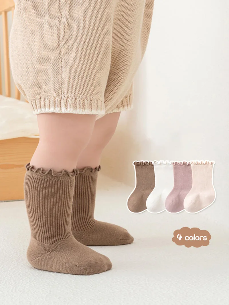 Calcetines de tubo Milangel para niña pequeña – Cálidos y suaves - imagen 3