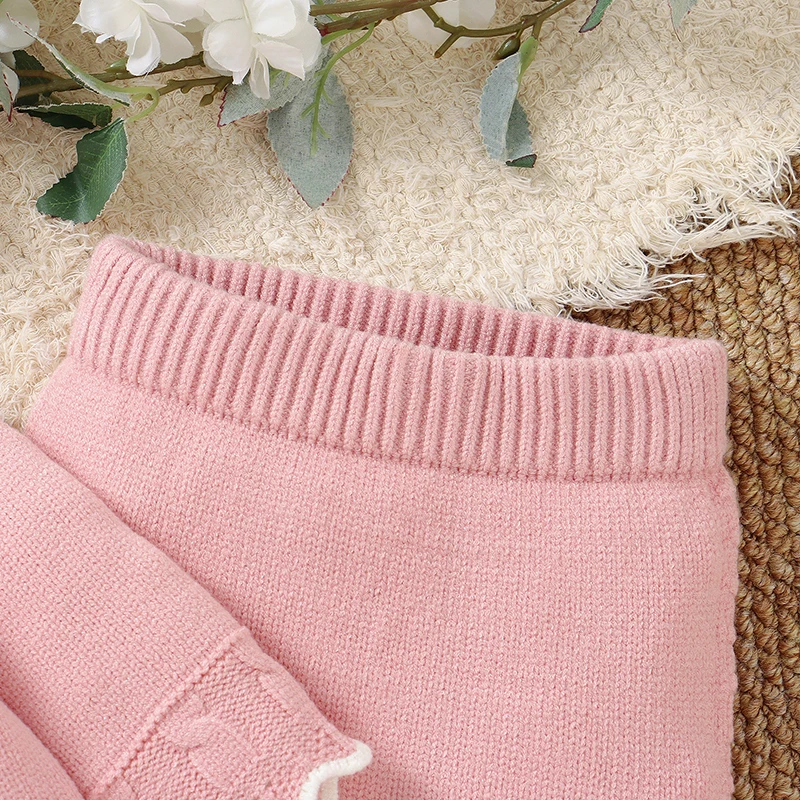 Conjunto de bebé niña de invierno con sudadera y leggings