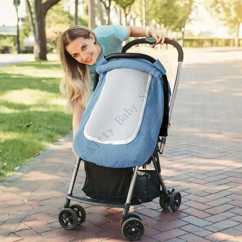 XXFE Funda para Moisés bebé Suave y Transpirable Funda Protectora Asiento Seguridad cómoda para bebés Color sólido - imagen 4