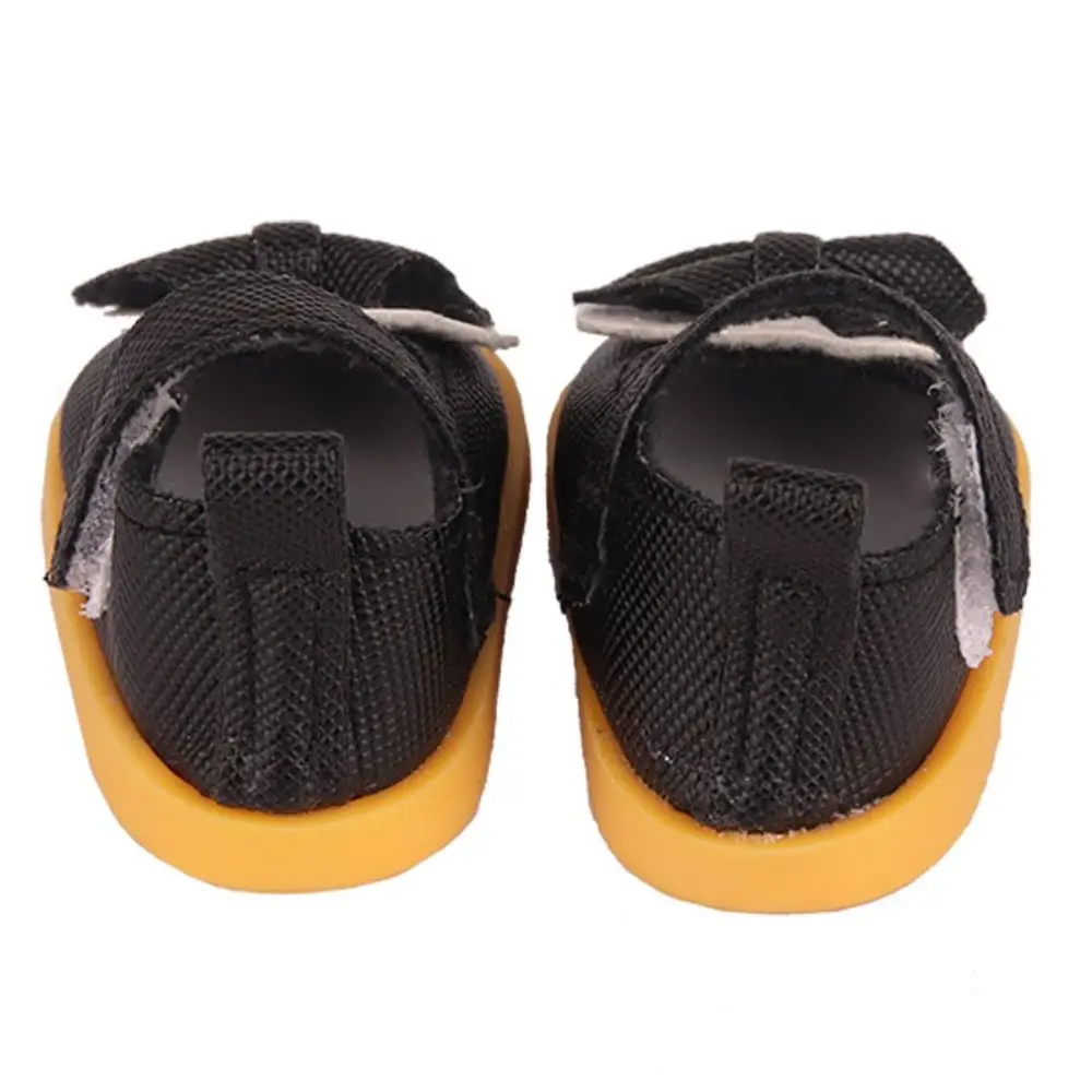 20cm para muñecas 1/12 zapatos de cuero PU zapatos de muñeca de algodón accesorios de ropa pajarita decoración muñeca botas de princesa de moda - imagen 5