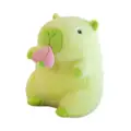 Peach Capybara Green
