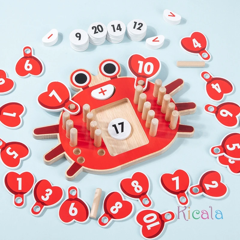 Tablero de clavijas Montessori para matemáticas, juguete educativo - imagen 2