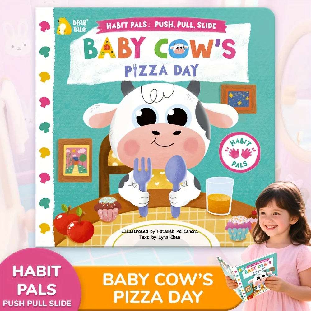 Baby Cow - Libro lift-the-flap aprender a comer verduras