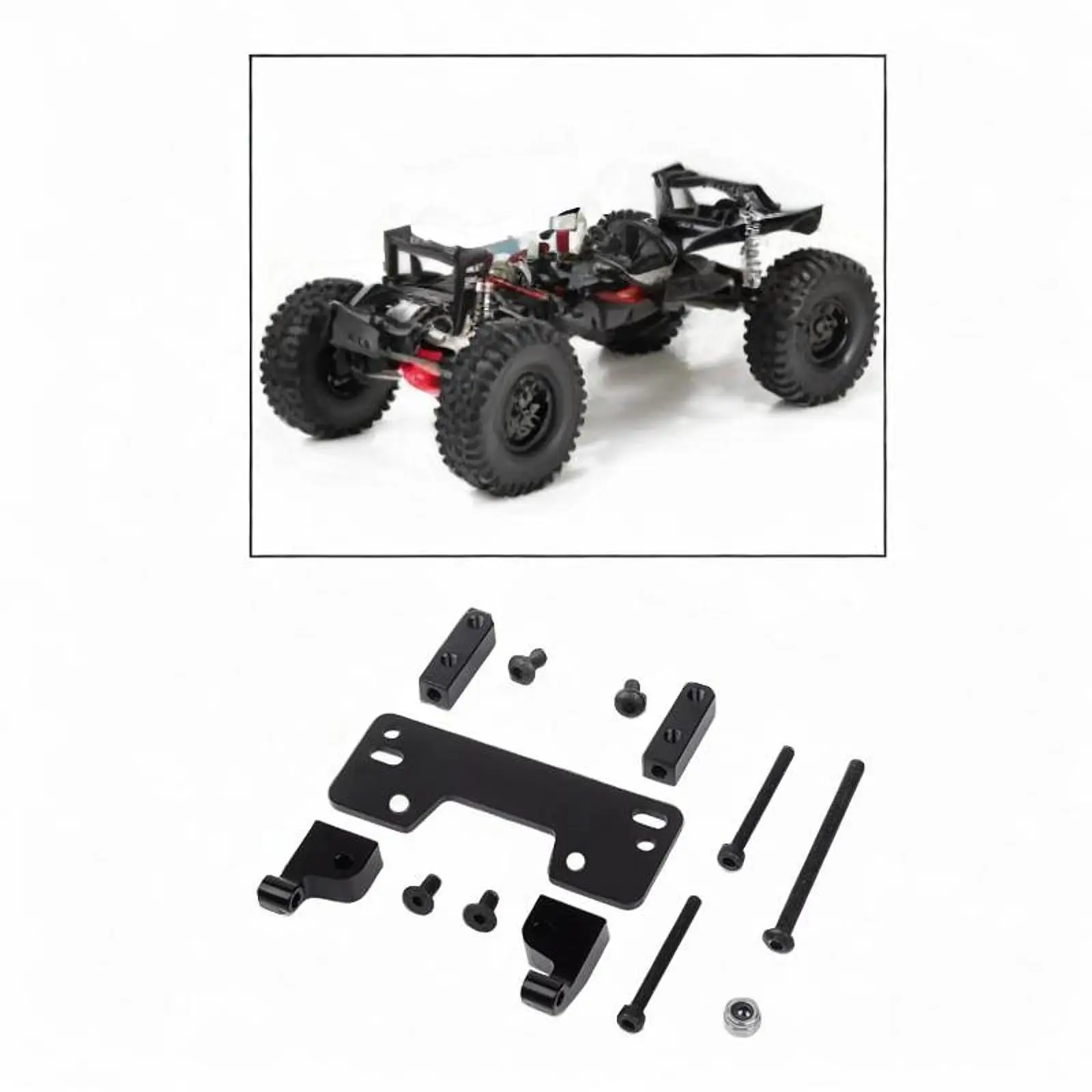 Climbing Car Servo Mount Bracket Replace 1:10 for DIY Modified Crawler Car