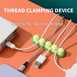 Organizador de cables infantil para escritorio y pared – Práctico