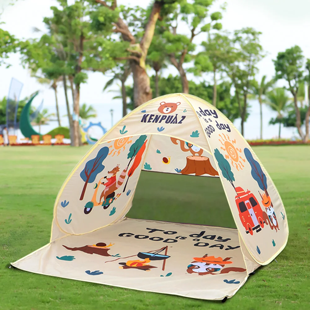 Tienda infantil impermeable portátil resistente playa ventilación alta calidad