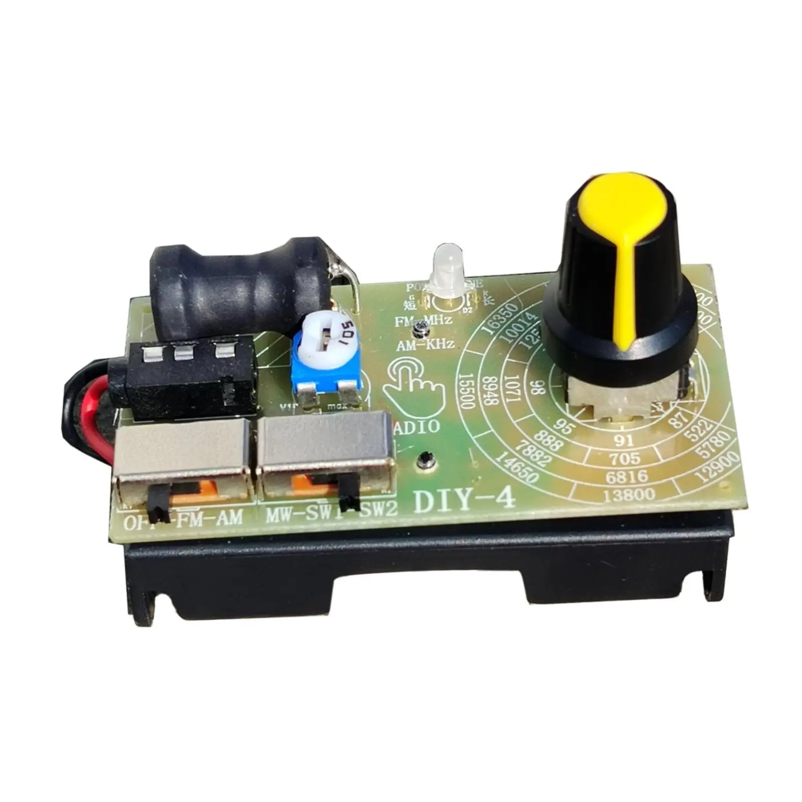 Módulo de radio FM MW SW pequeño con pilas de 4 bandas con dial de sintonización manual - imagen 3
