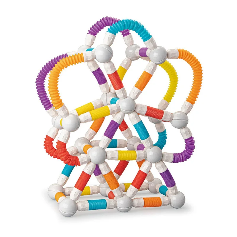 Bloques magnéticos para niños pequeños, juguetes de construcción, agarre suave, palos magnéticos flexibles, juego de construcción, vástago de aprendizaje, juguetes sensoriales preescolares - imagen 2