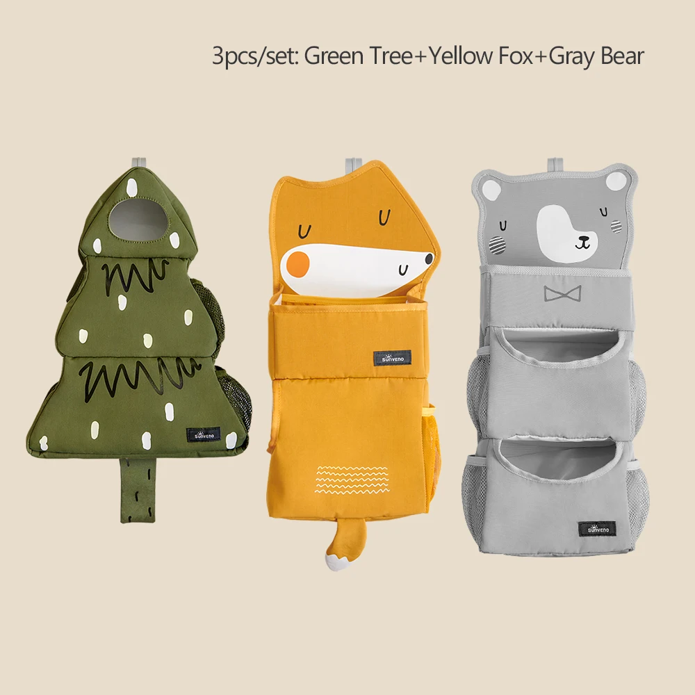 3pcs Tree Fox Bear