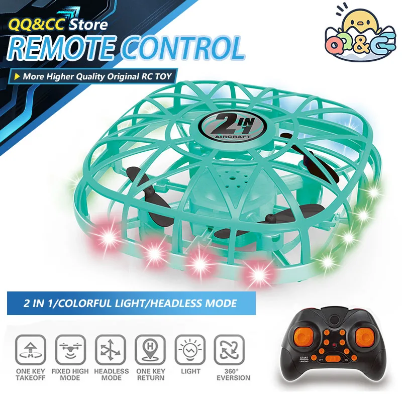 Mini Drone UFO juguetes volando mano detección inducción RC helicóptero avión Quadcopter 360 juguetes para niños regalo de Navidad
