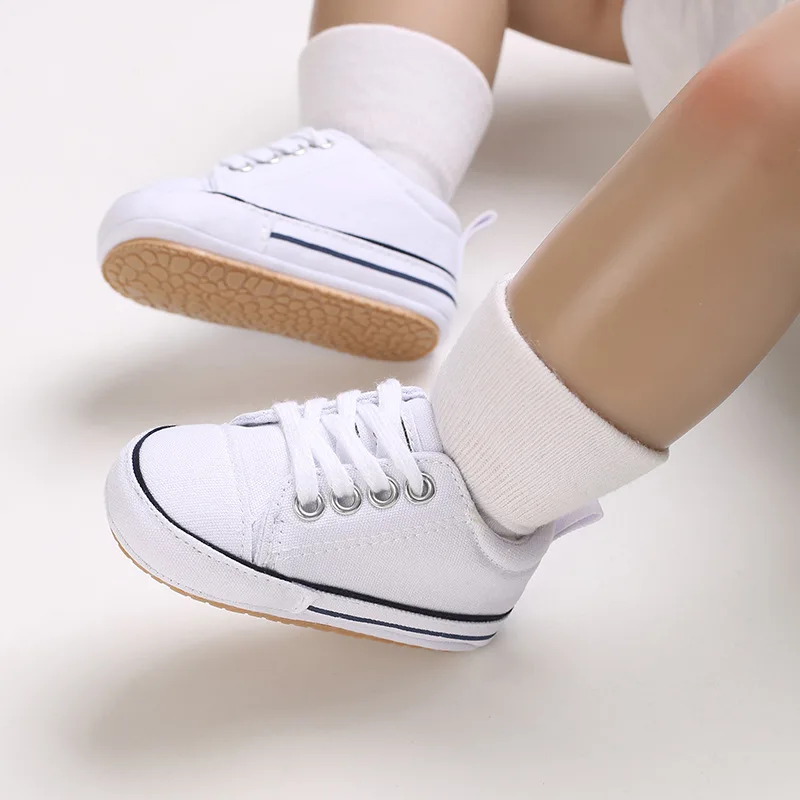 Somenie Zapatitos de lona bebé suela blanda - imagen 4