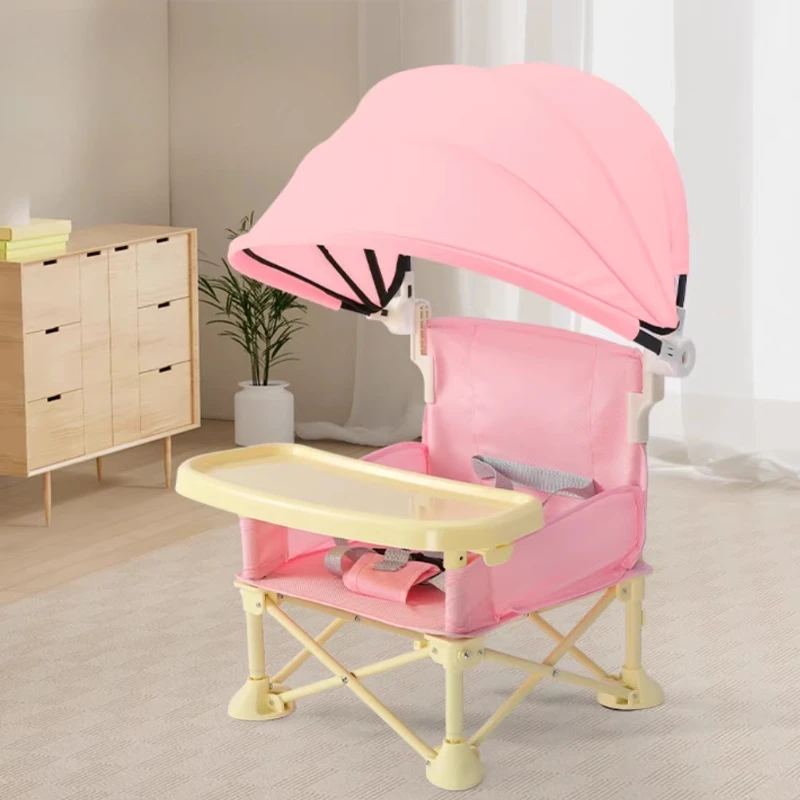 Silla alta para bebé con tela Oxford resistente y marco de aluminio
