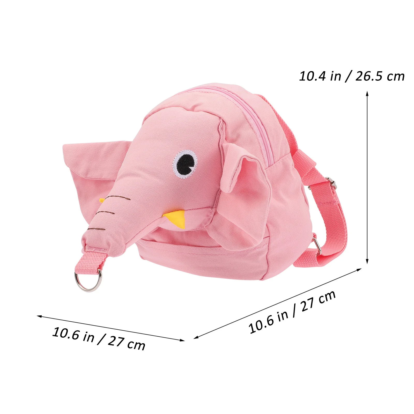 1 Juego de correa de arnés de elefante para niños pequeños, mochila de algodón suave, cómoda correa para niños, segura para niñas pequeñas, mochila de elefante - imagen 2