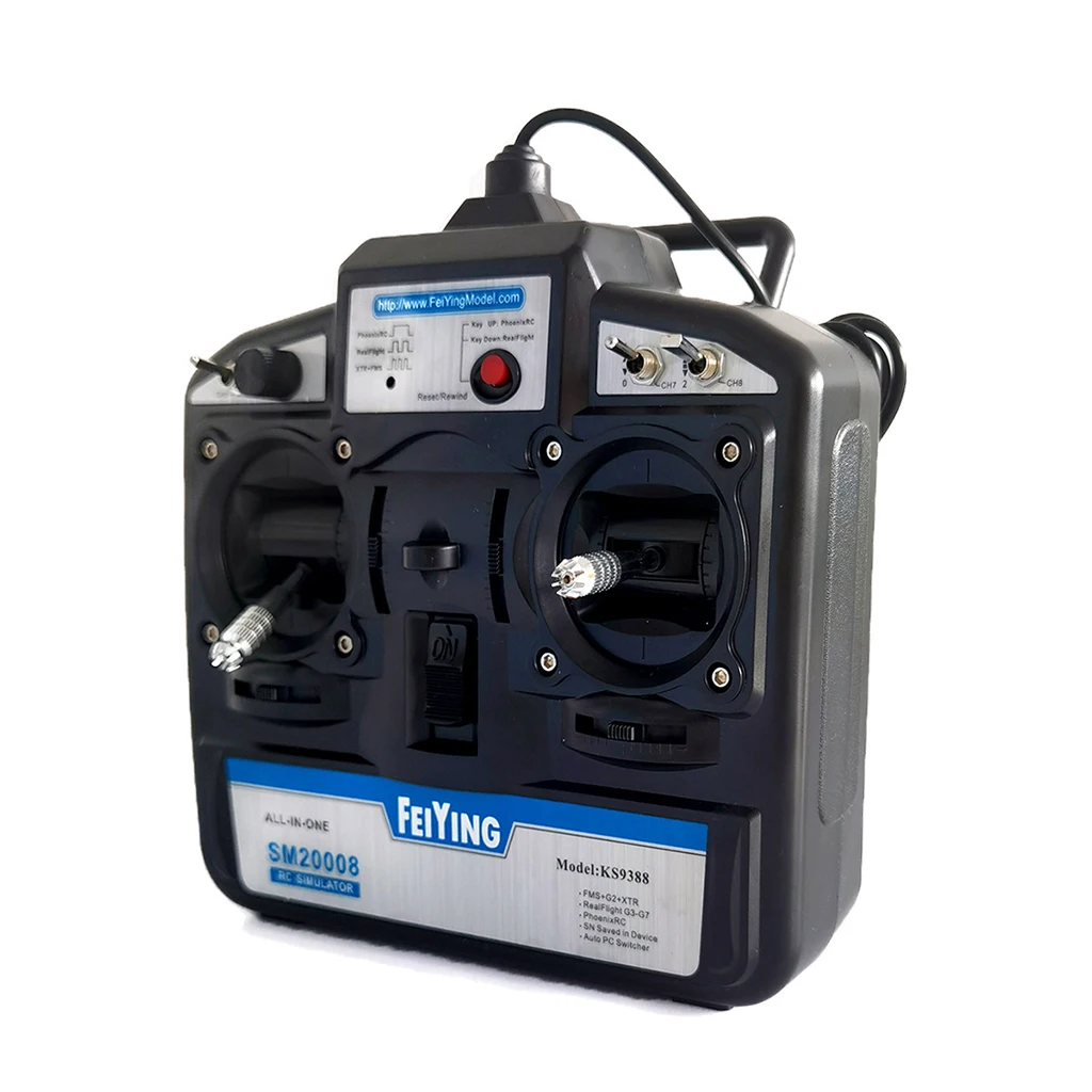 Mando a distancia 8CH USB Helicóptero Quad G8 0 Transmisor /008 Receptor Radio 2.4ghz - imagen 3