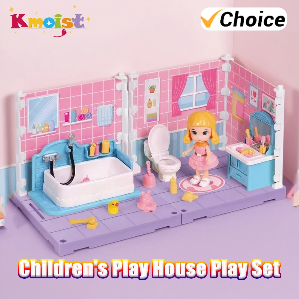 Casa de muñecas 3D interactiva – Rompecabezas creativo para niños - imagen 4