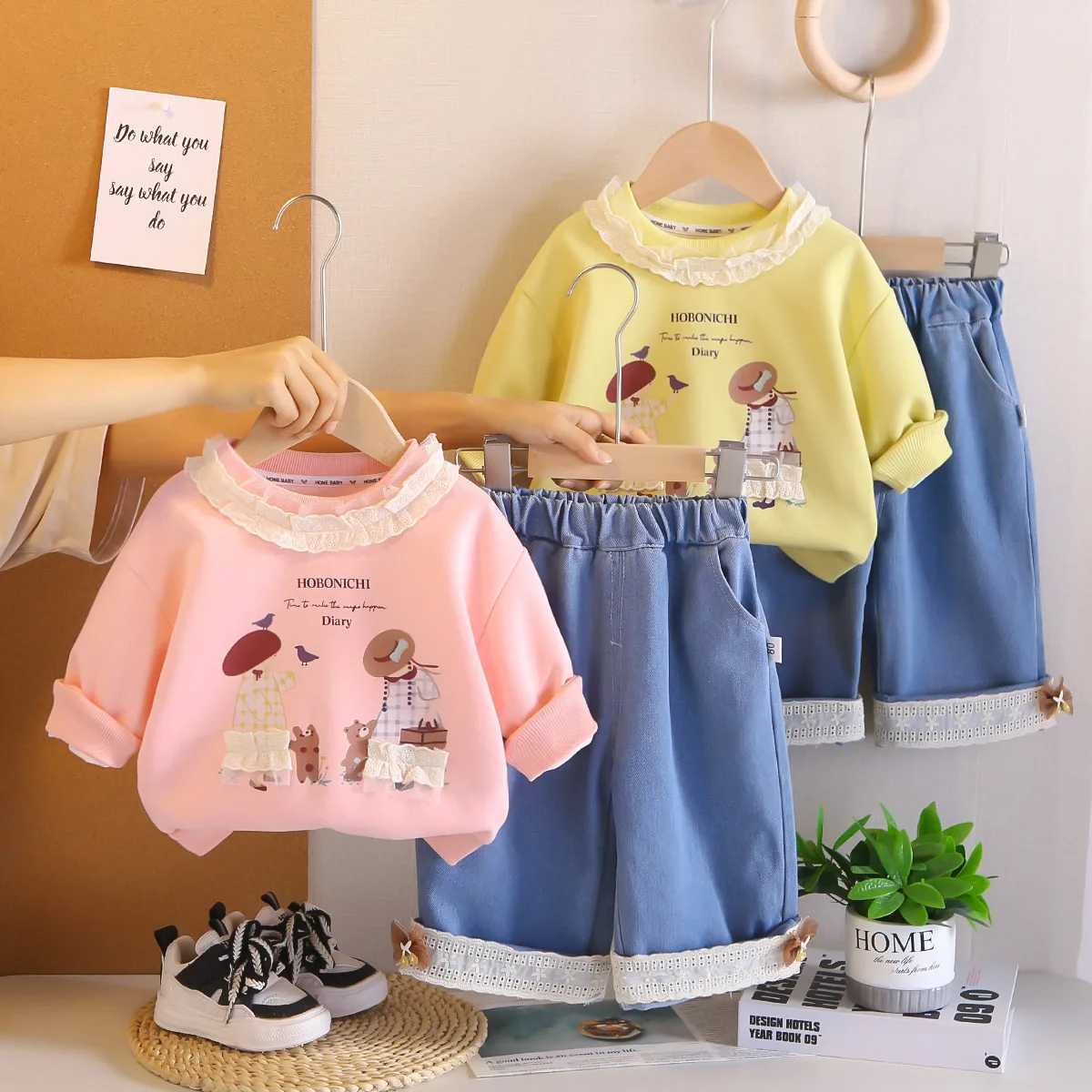 Conjunto MILANCEL de sudadera y pantalones estampados para niña - imagen 3