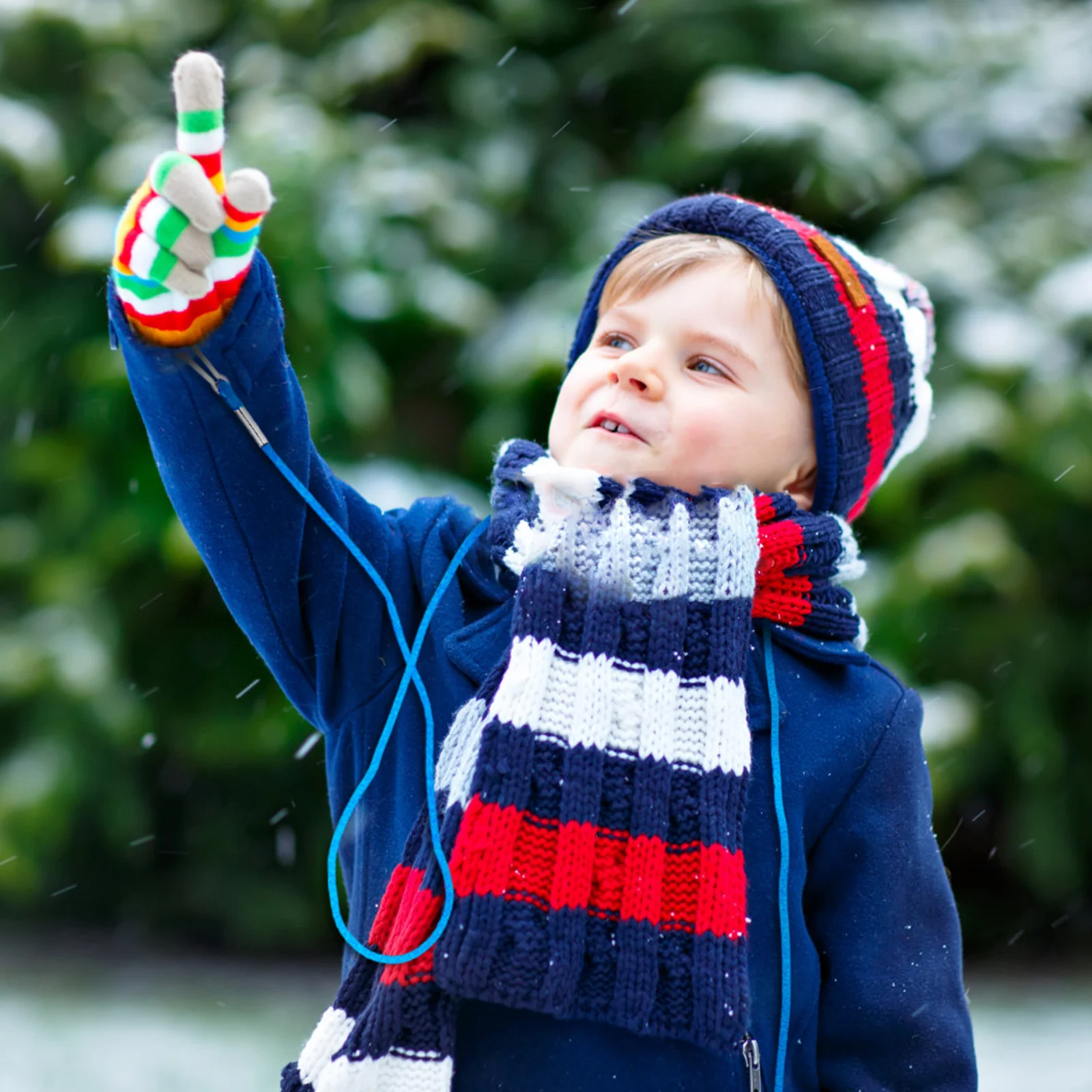 Clips para manoplas para niños, 6 uds., correas para guantes antipérdida, cordón, cuerda para niños pequeños, soporte para guantes de esquí, sujeción segura - imagen 2