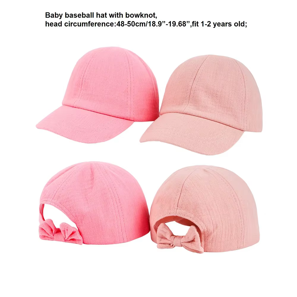 Gorra de béisbol de algodón para bebé unisex